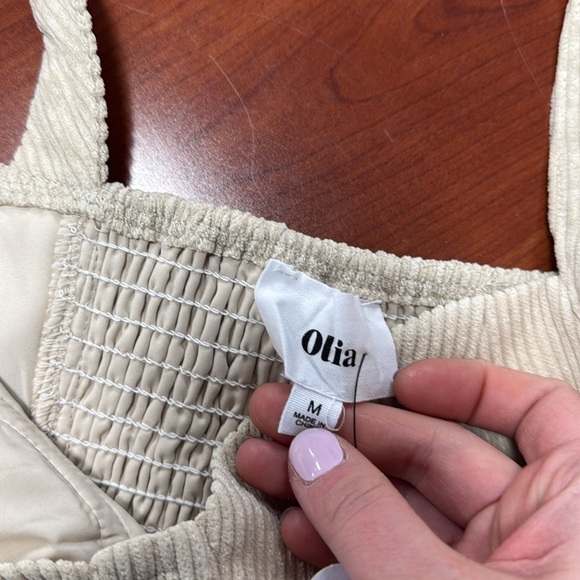Olia corduroy crop top M // 041122 - Picture 2 of 2
